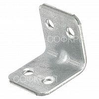Крепежный уголок мебельный KUM-25x25x28 (1.5)